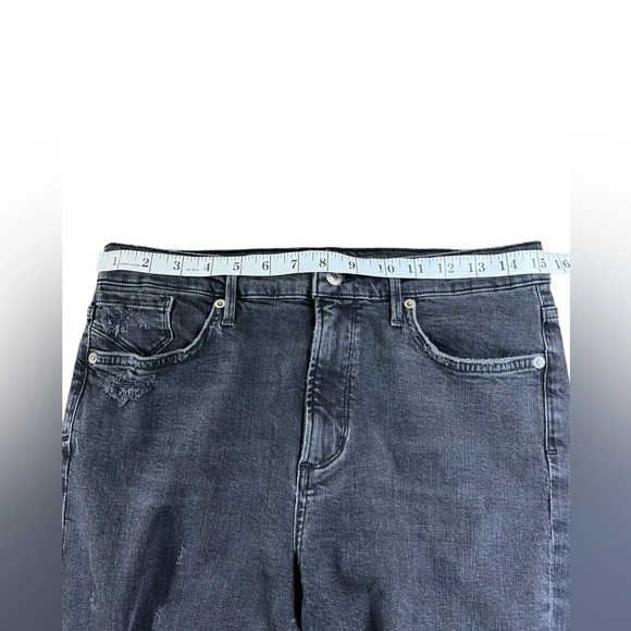 AGOLDE Womens Feel Good High Waist Distressed Ankle Skinny Jeans Size 31 - Picture 8 of 14